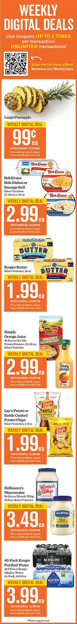 Mariano's weekly ad