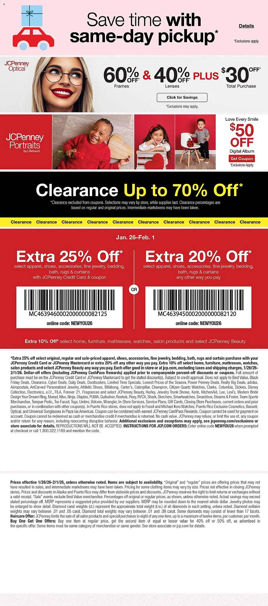 JC Penney weekly ad