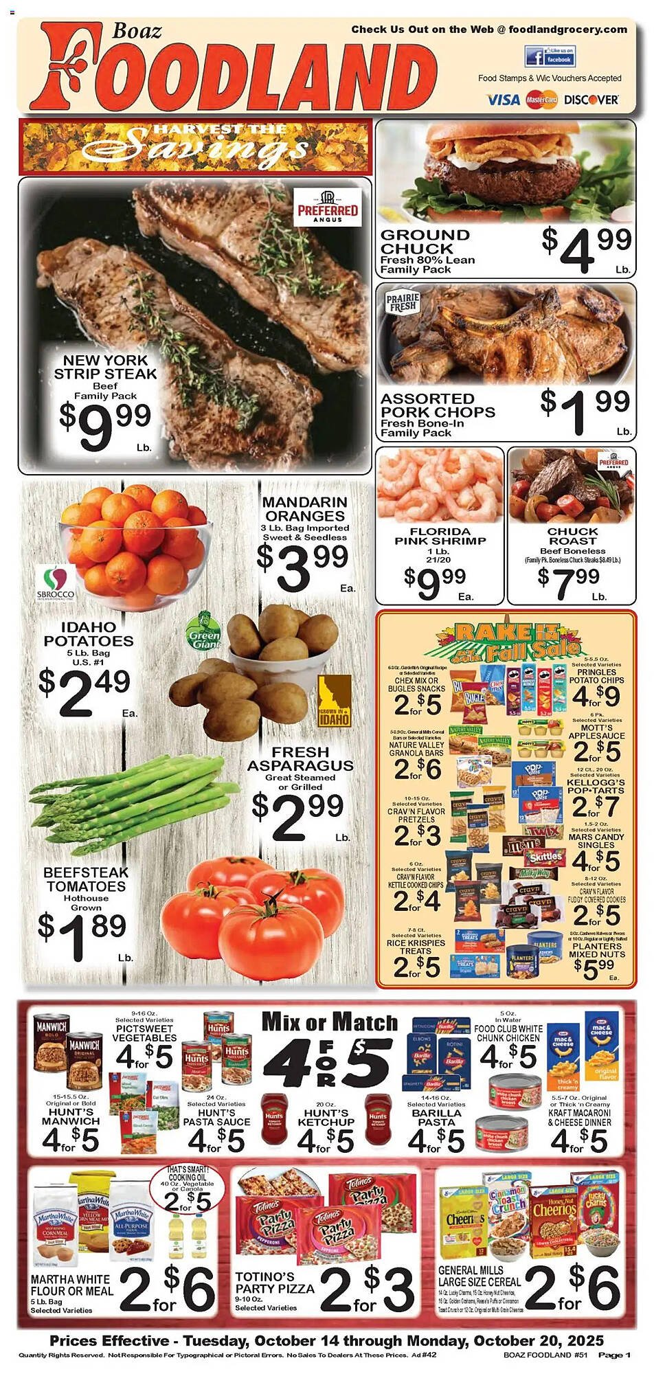 Foodland weekly ad (2025-10-14 - 2025-10-20) | 1