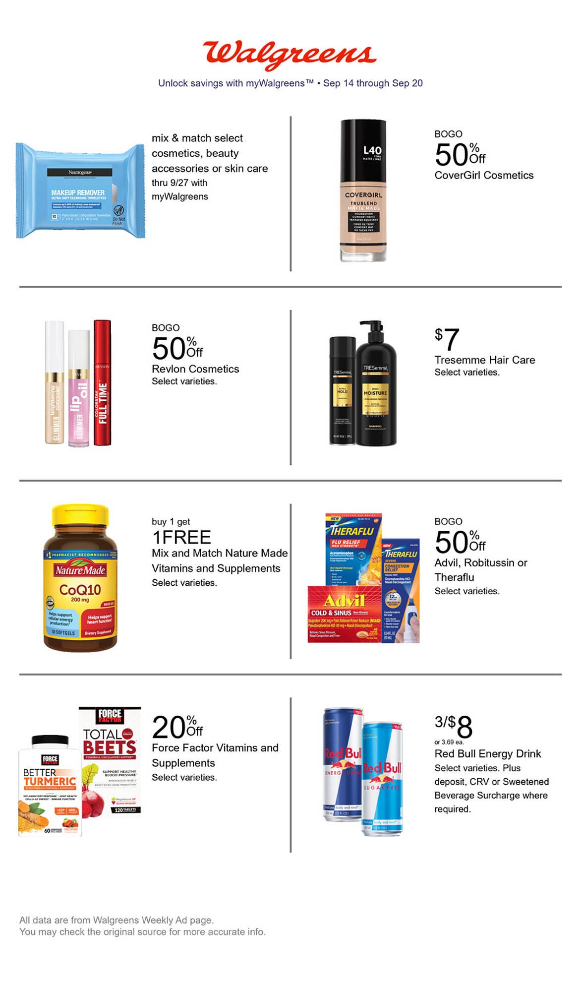 Walgreens weekly ad (2025-09-14 - 2025-09-20) | 1