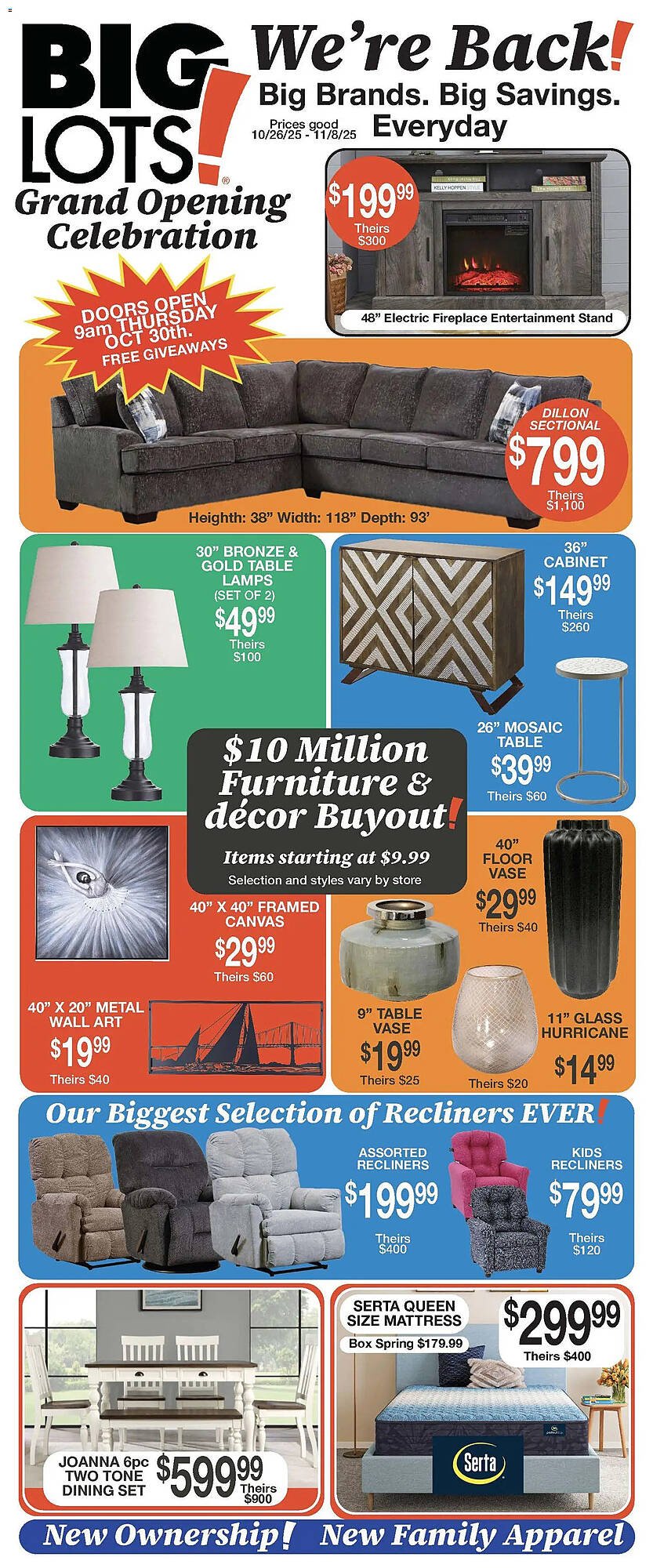 Big Lots weekly ad (2025-10-26 - 2025-11-08) | 1