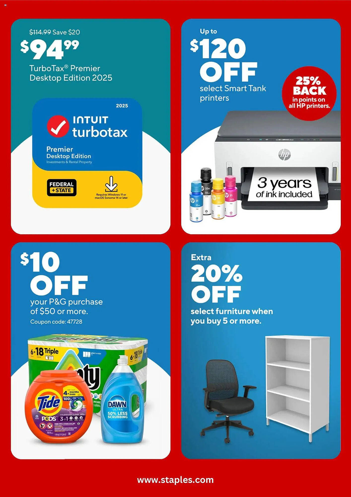 Staples weekly ad