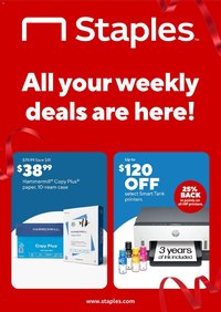 Staples weekly ad