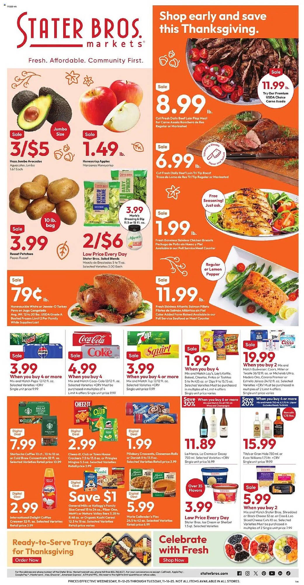 Stater Bros weekly ad (2025-11-12 - 2025-11-18) | 1