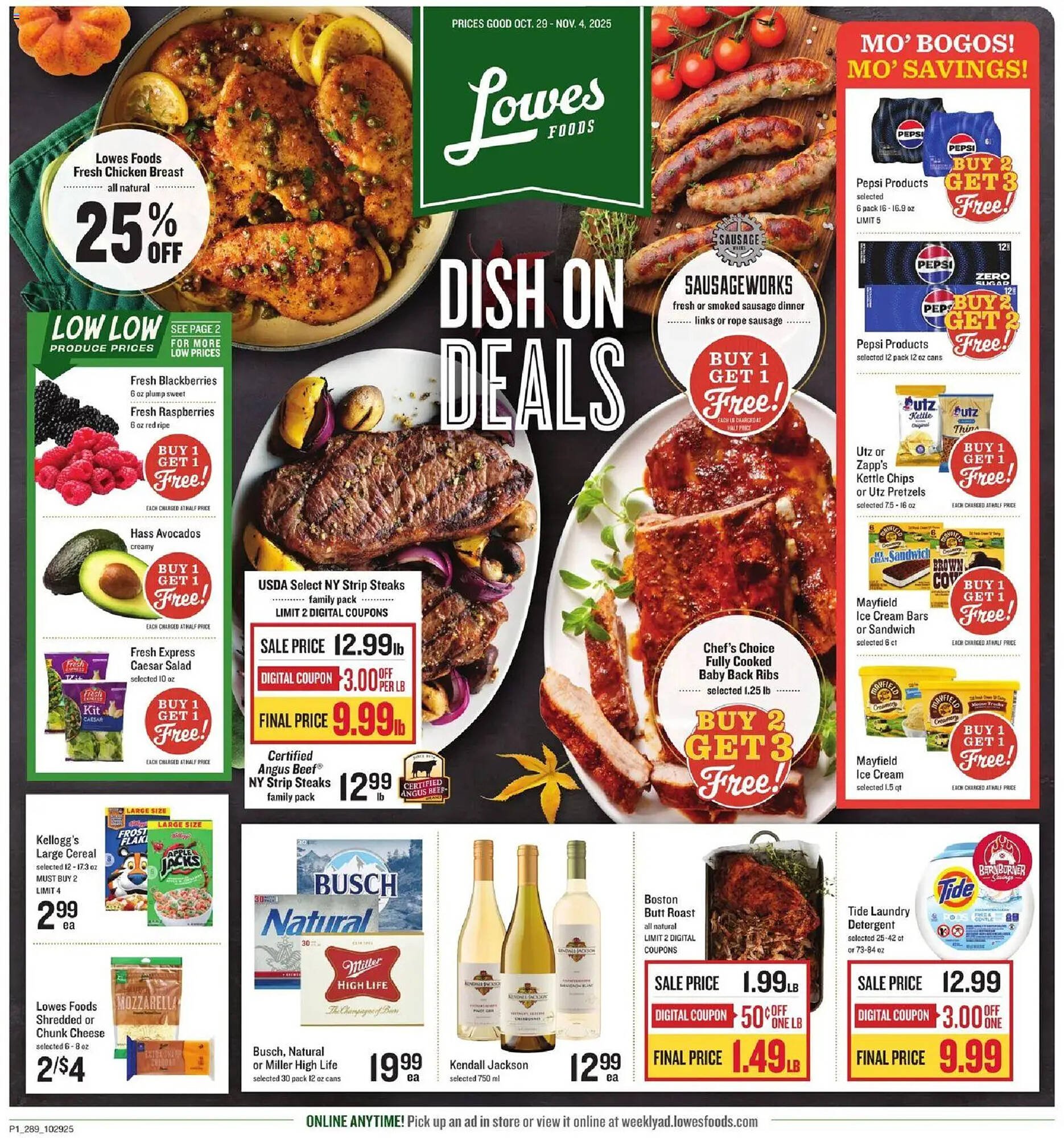 Lowes Foods weekly ad (2025-10-29 - 2025-11-04) | 1