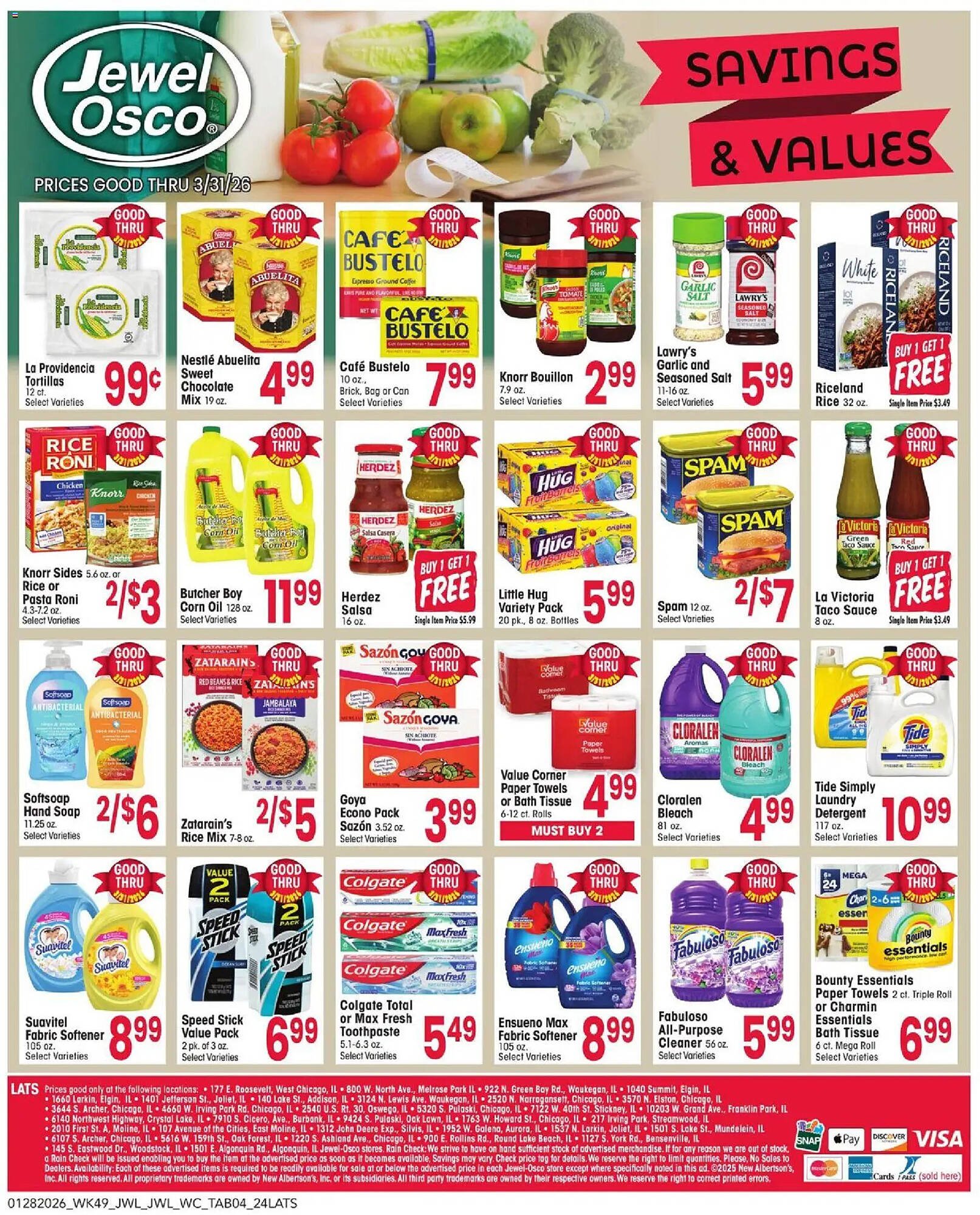 Jewel-Osco weekly ad