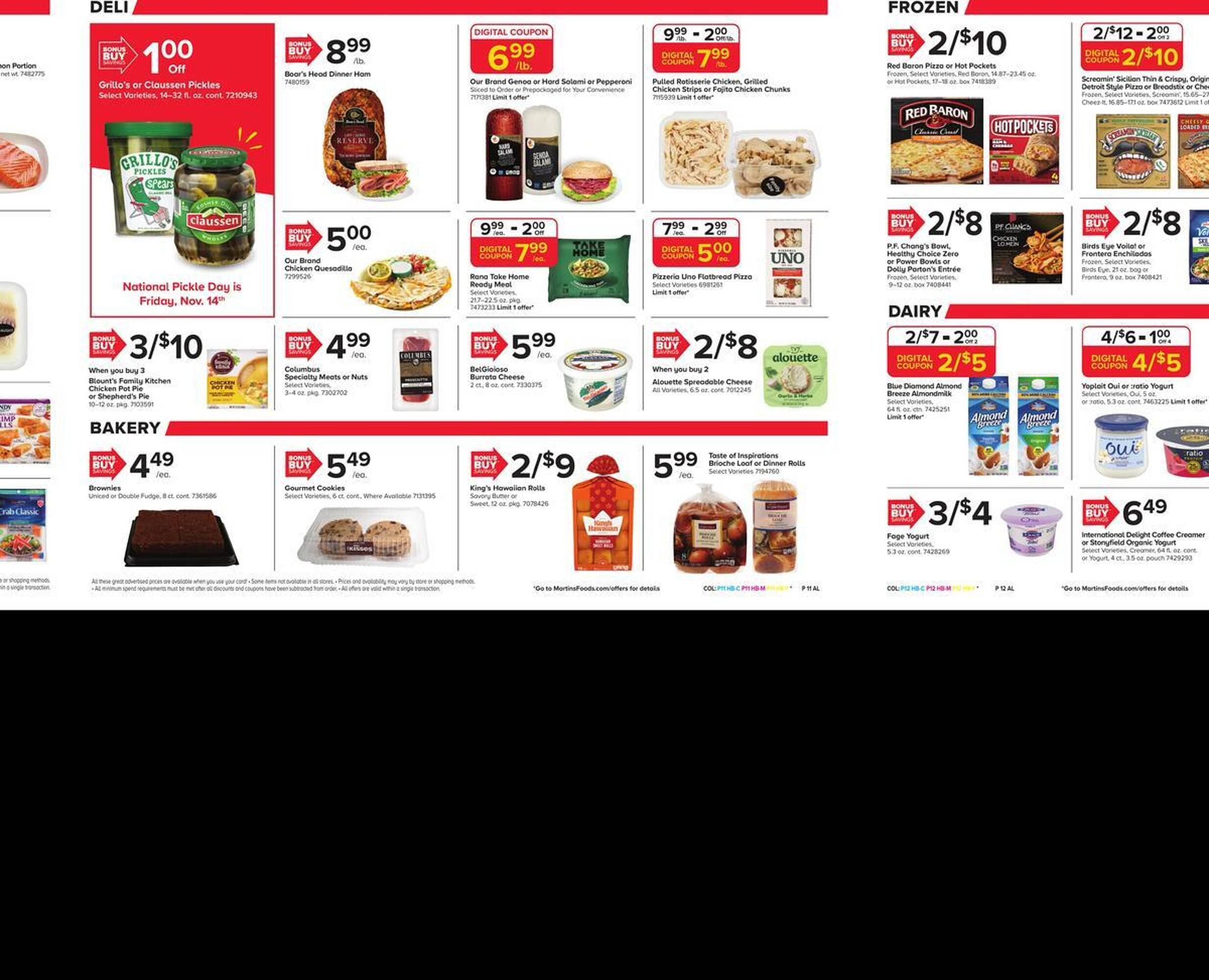 Martin&#039;s weekly ad