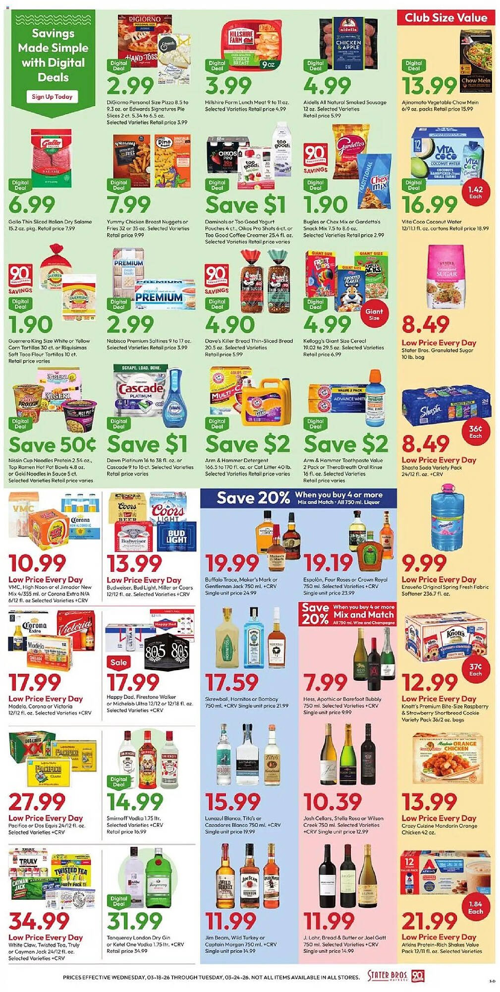 Stater Bros weekly ad
