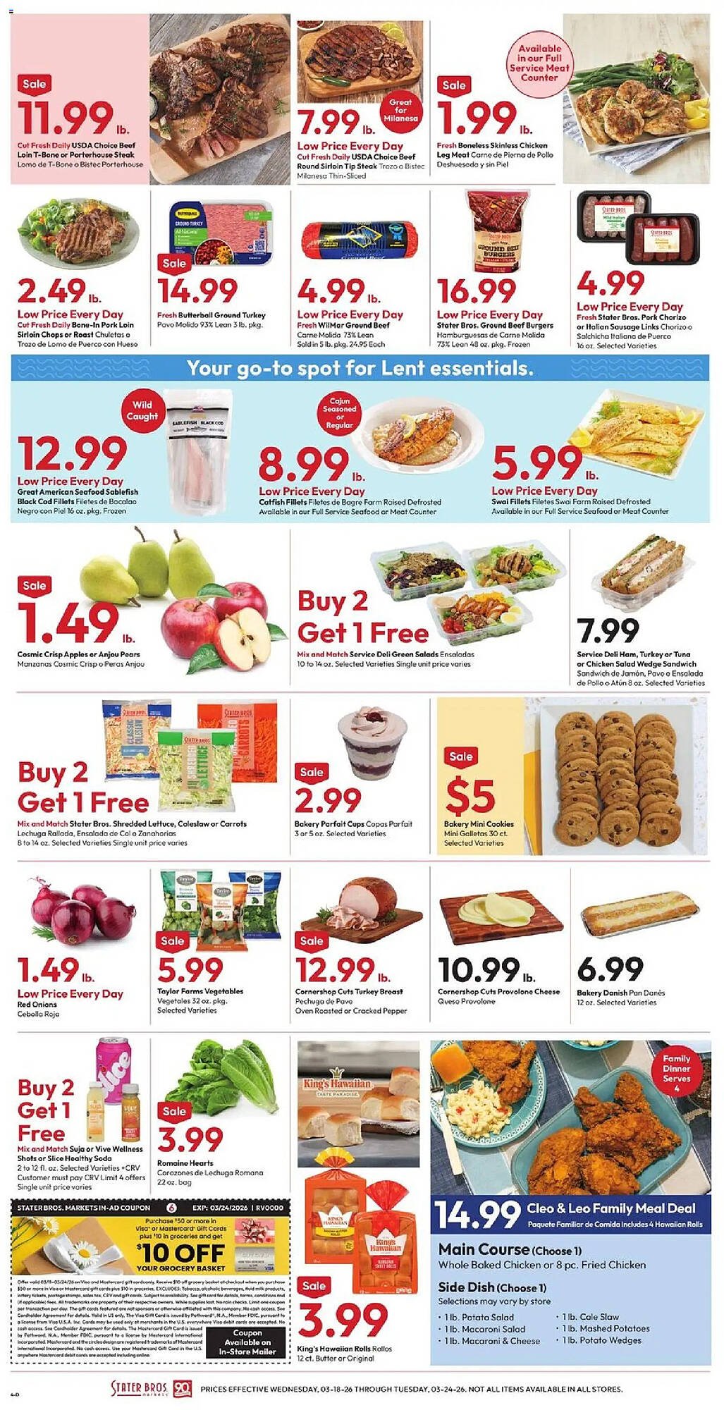 Stater Bros weekly ad
