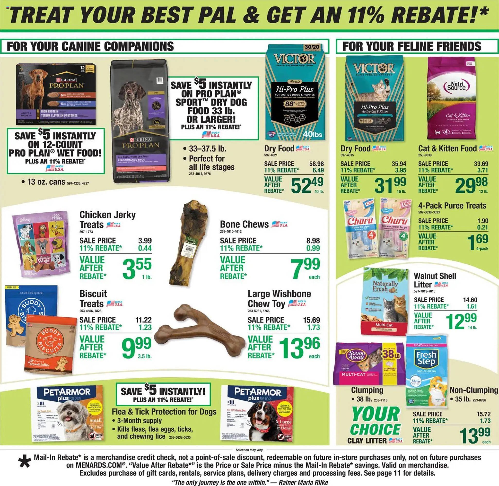 Menards weekly ad