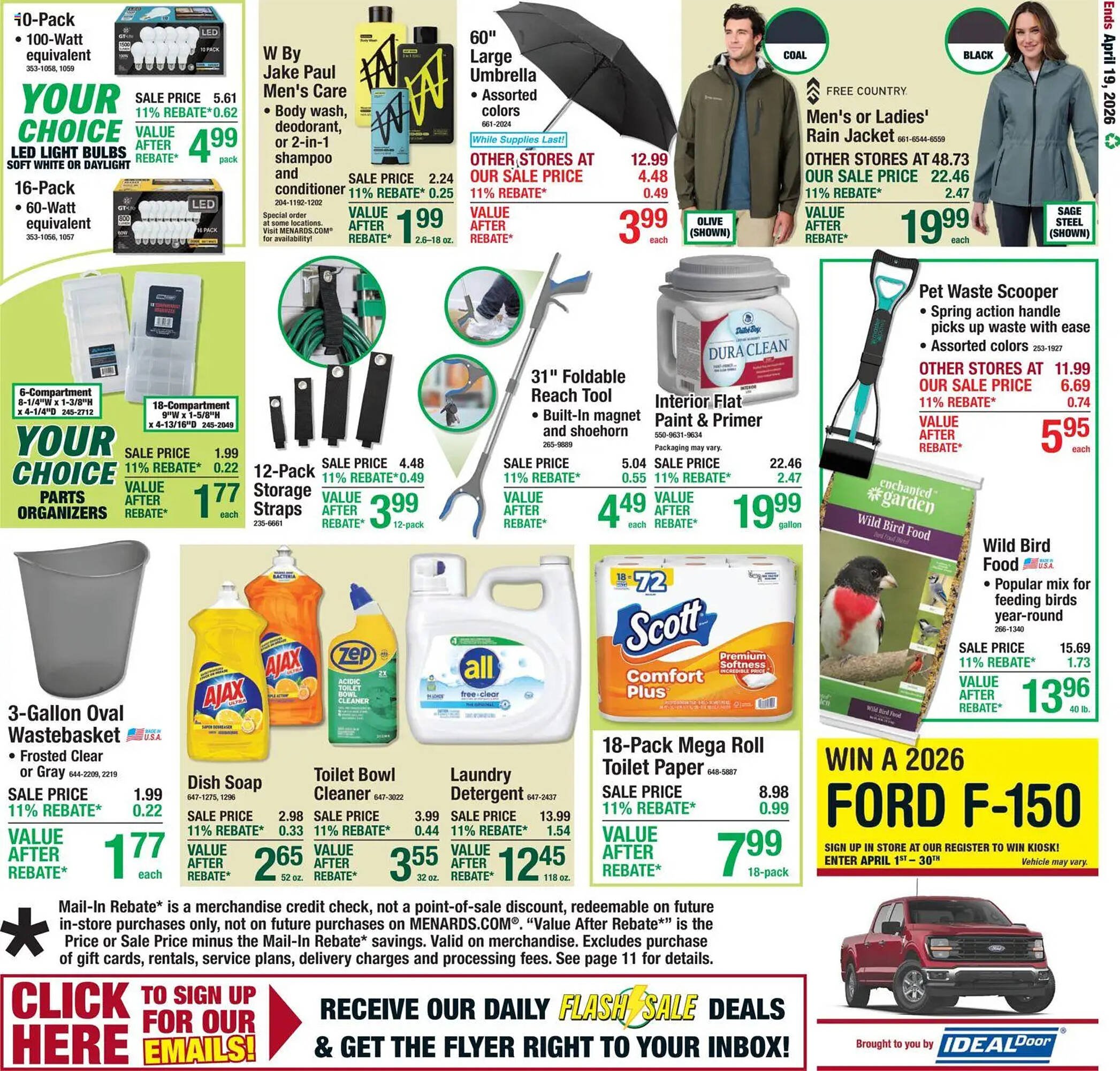 Menards weekly ad
