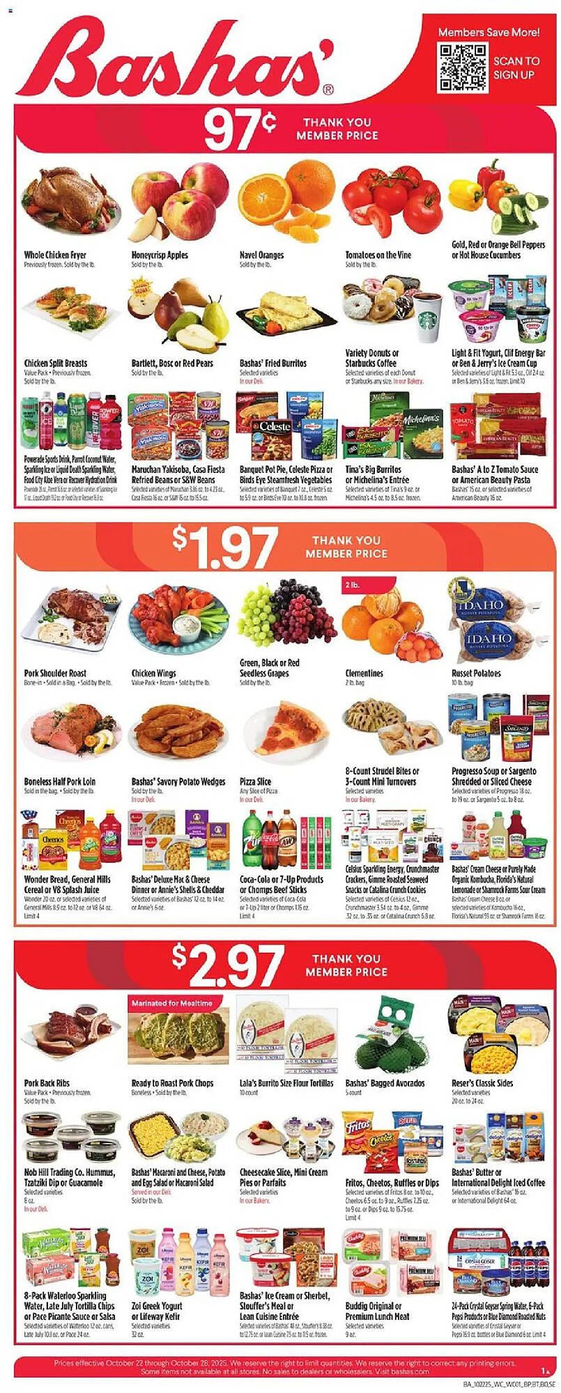 Bashas&#039; weekly ad (2025-10-22 - 2025-10-28) | 1