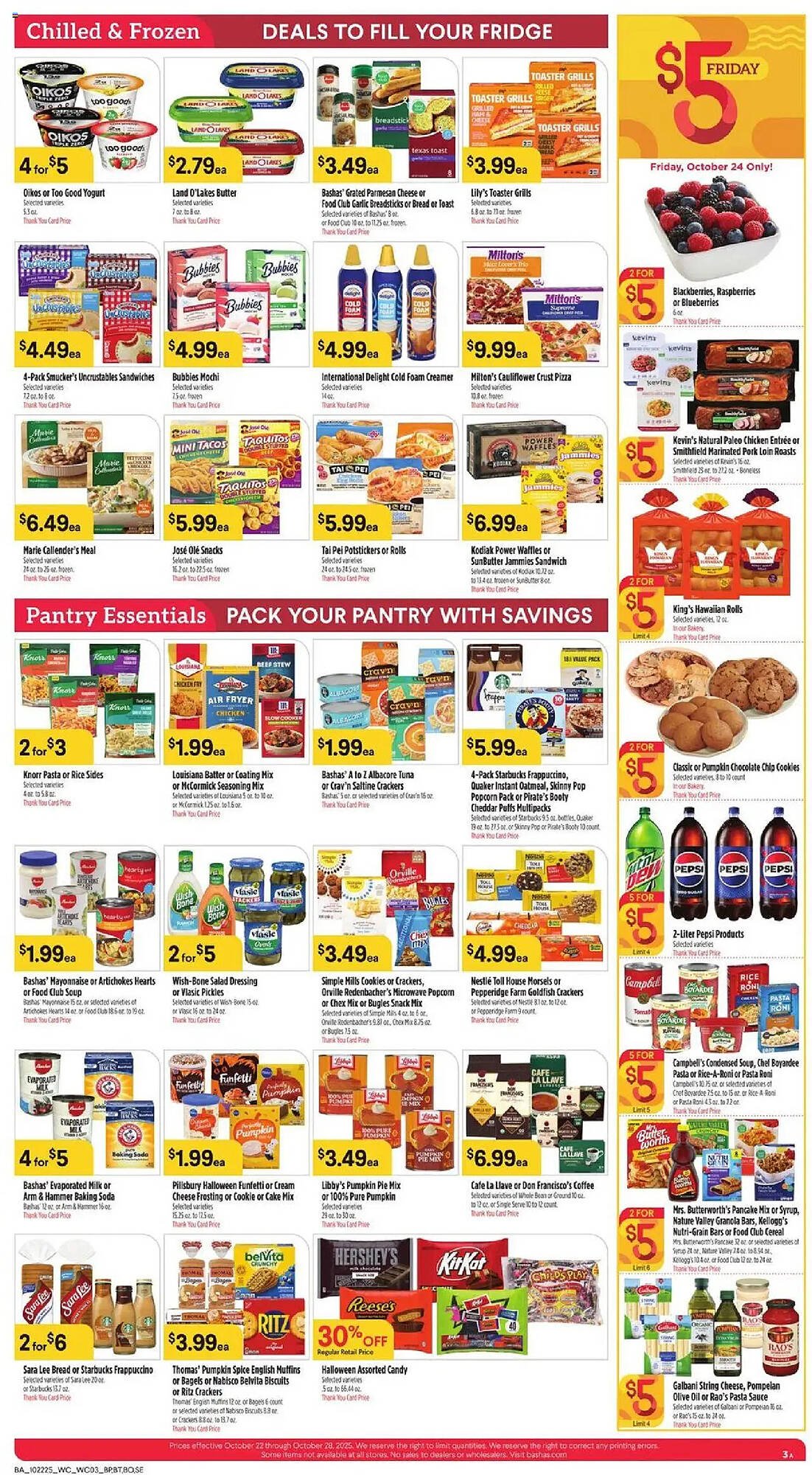 Bashas&#039; weekly ad (2025-10-22 - 2025-10-28) | 3