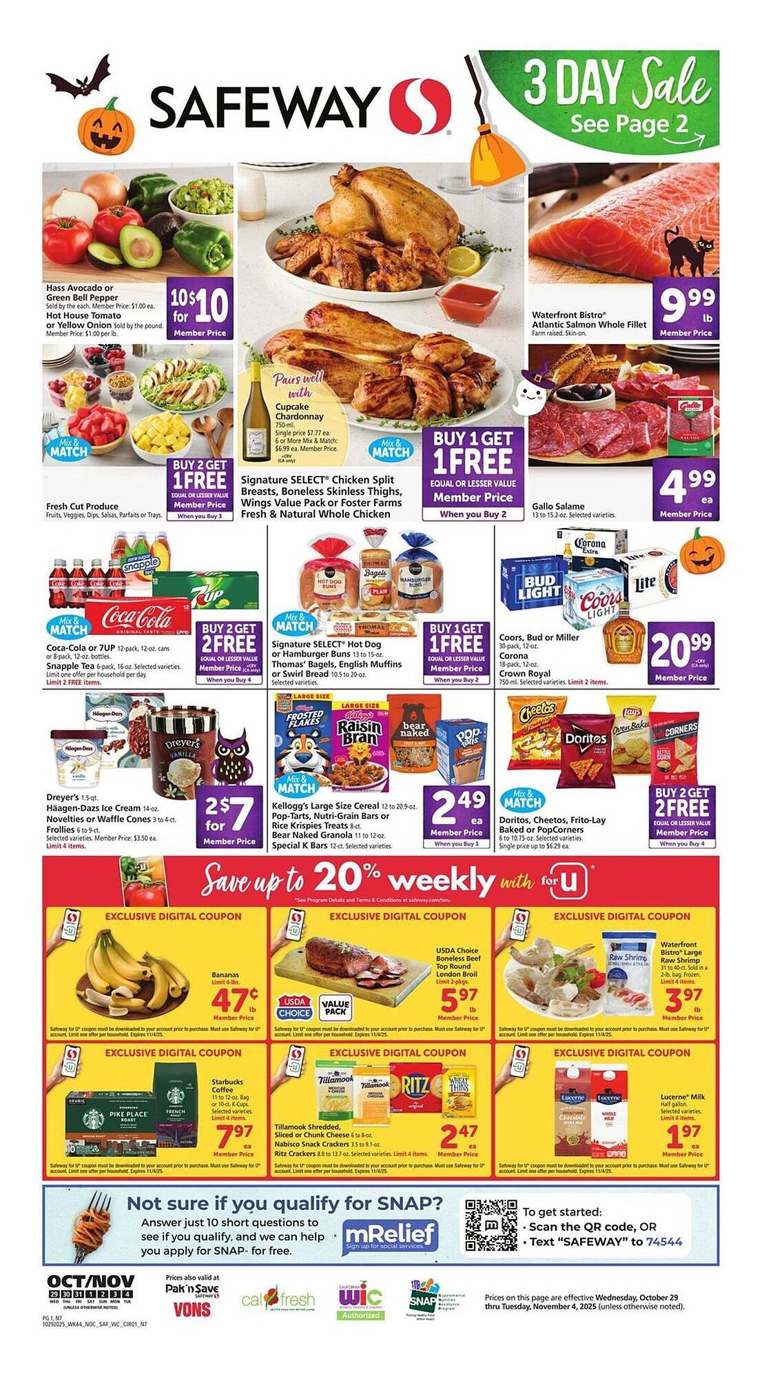 Vons weekly ad (2025-10-29 - 2025-11-04) | 1