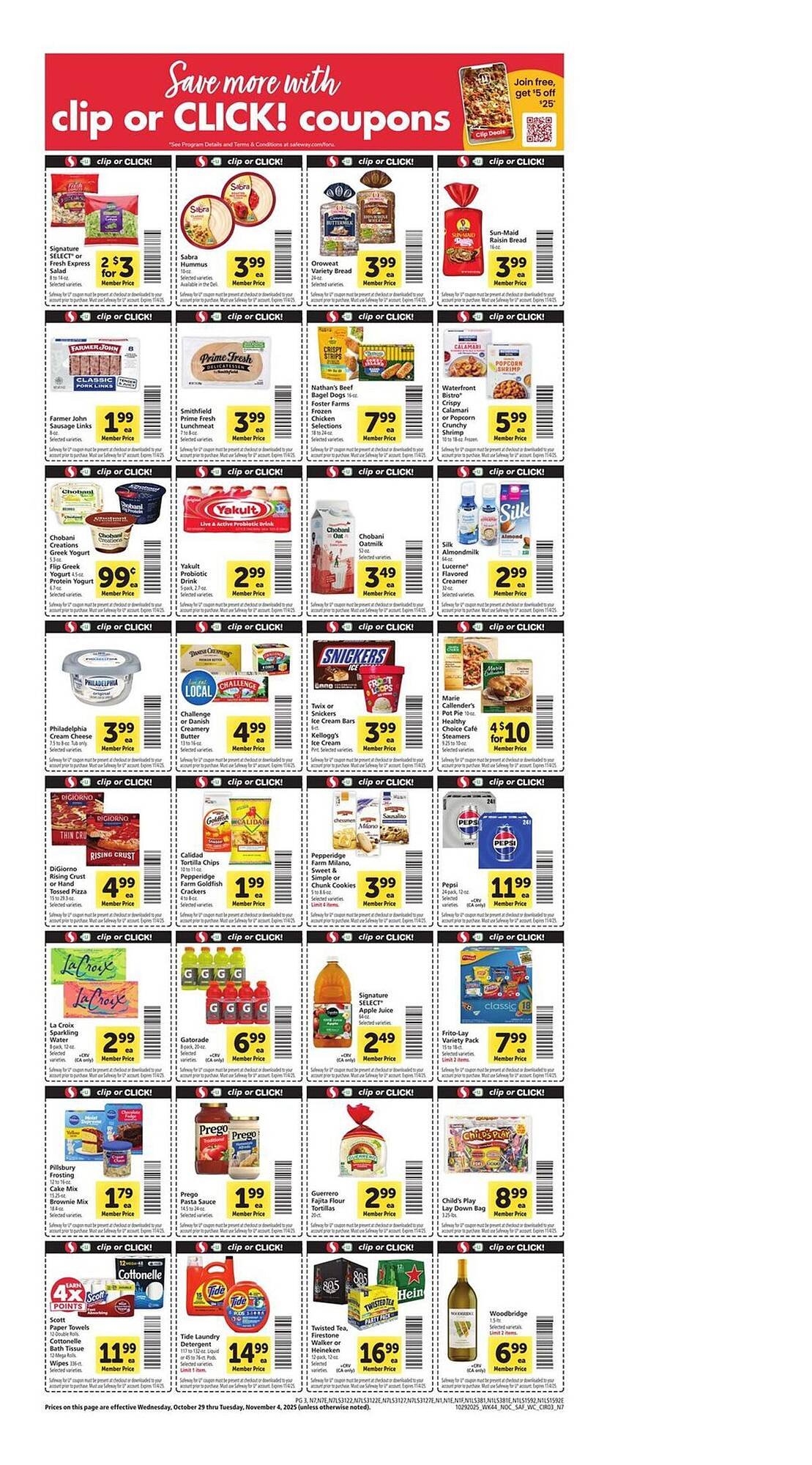 Vons weekly ad (2025-10-29 - 2025-11-04) | 3
