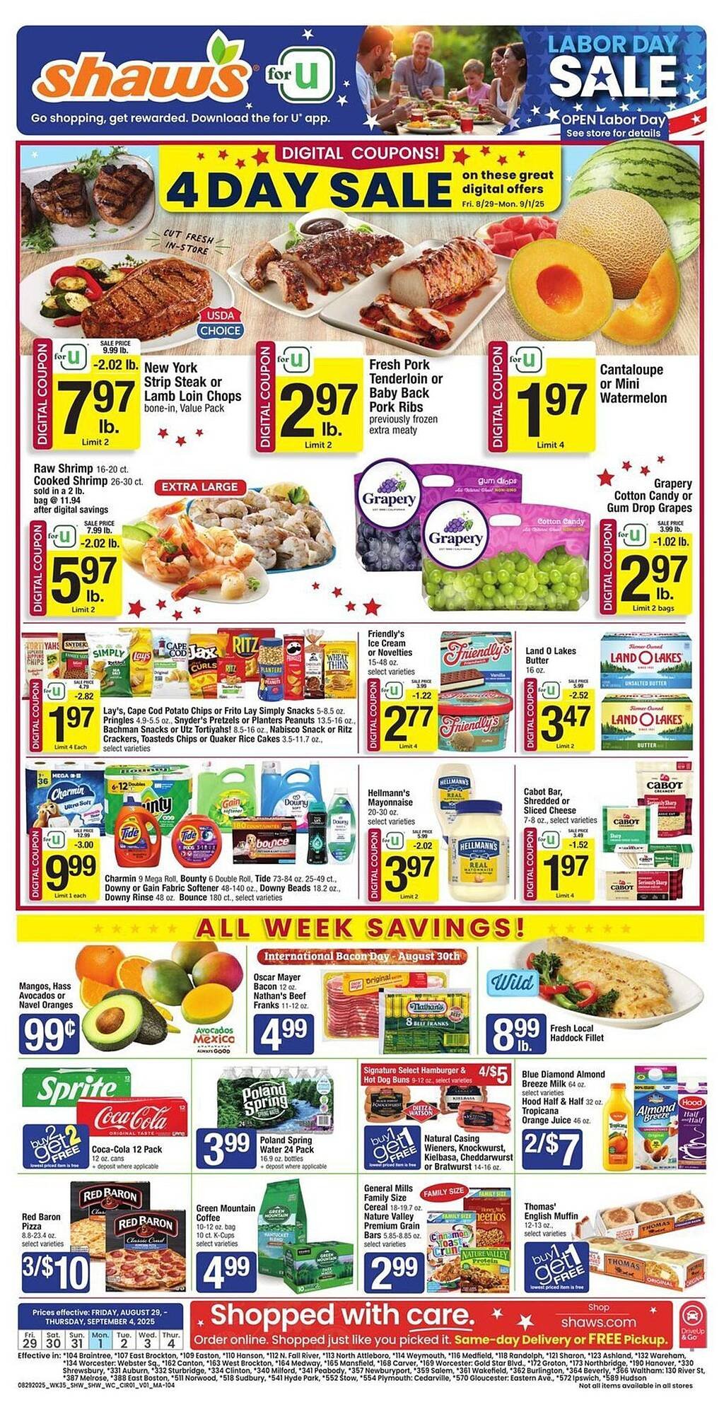 Shaw&#039;s Weekly Ad (2025-08-29 - 2025-09-04) | 1