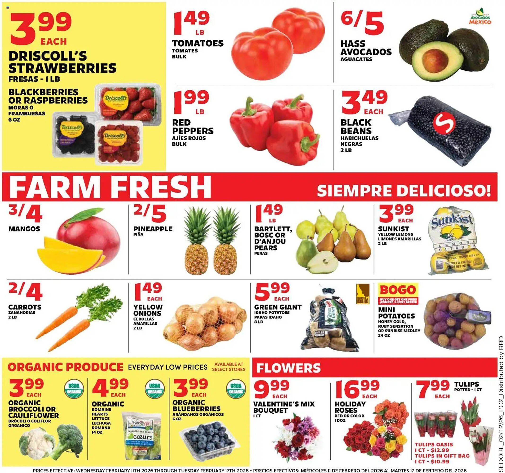 Sedano's weekly ad