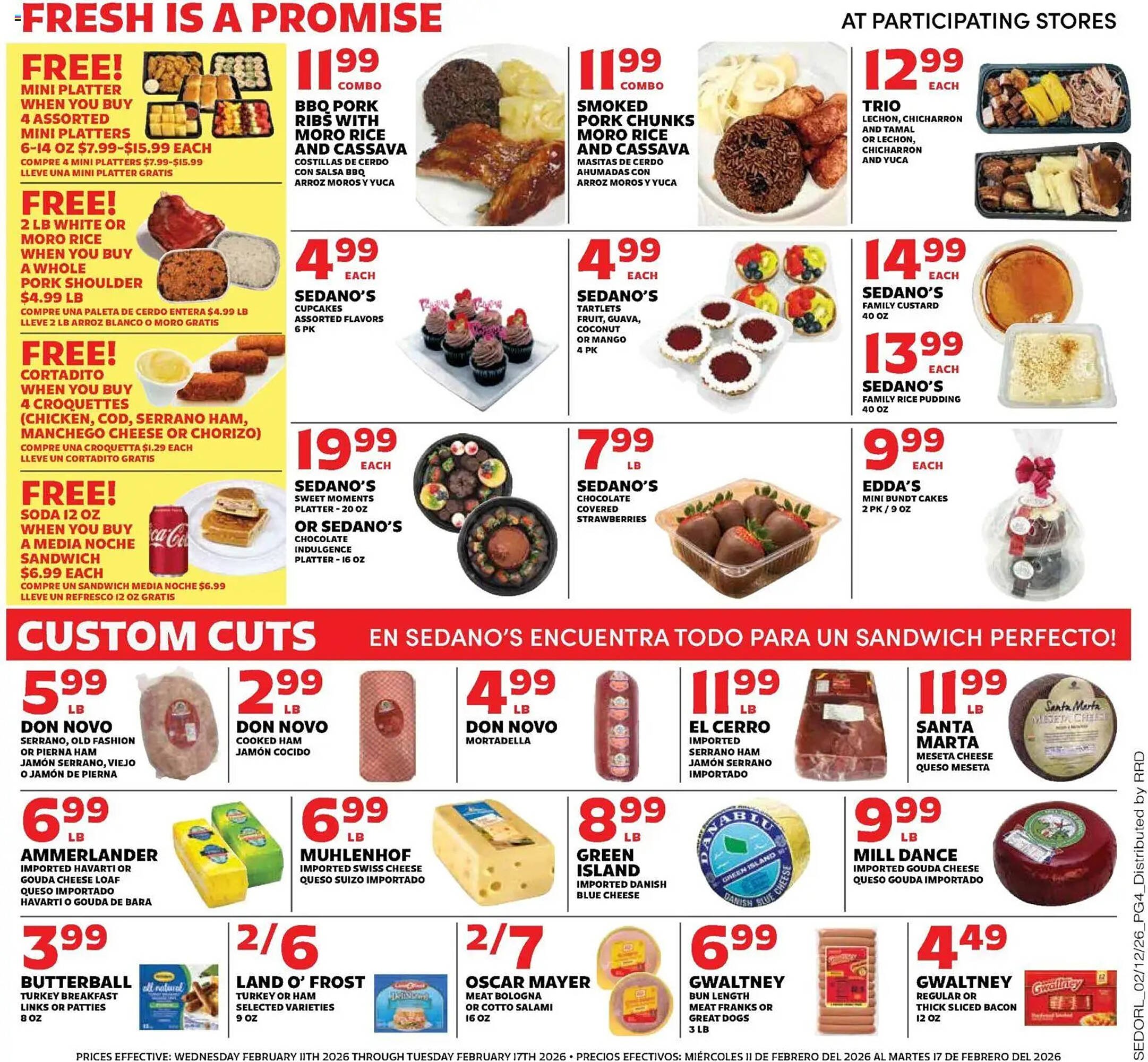 Sedano's weekly ad