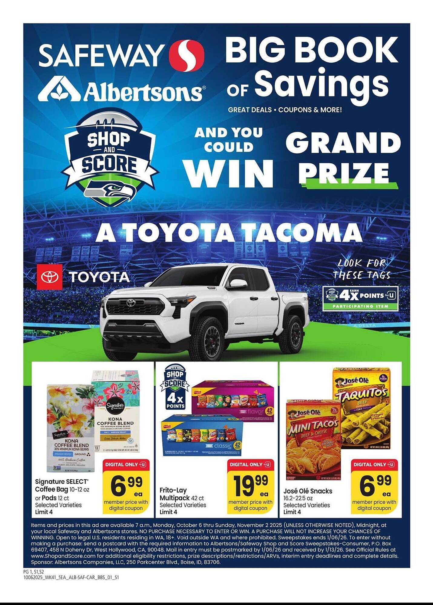 Safeway weekly ad (2025-10-06 - 2025-11-02) | 1