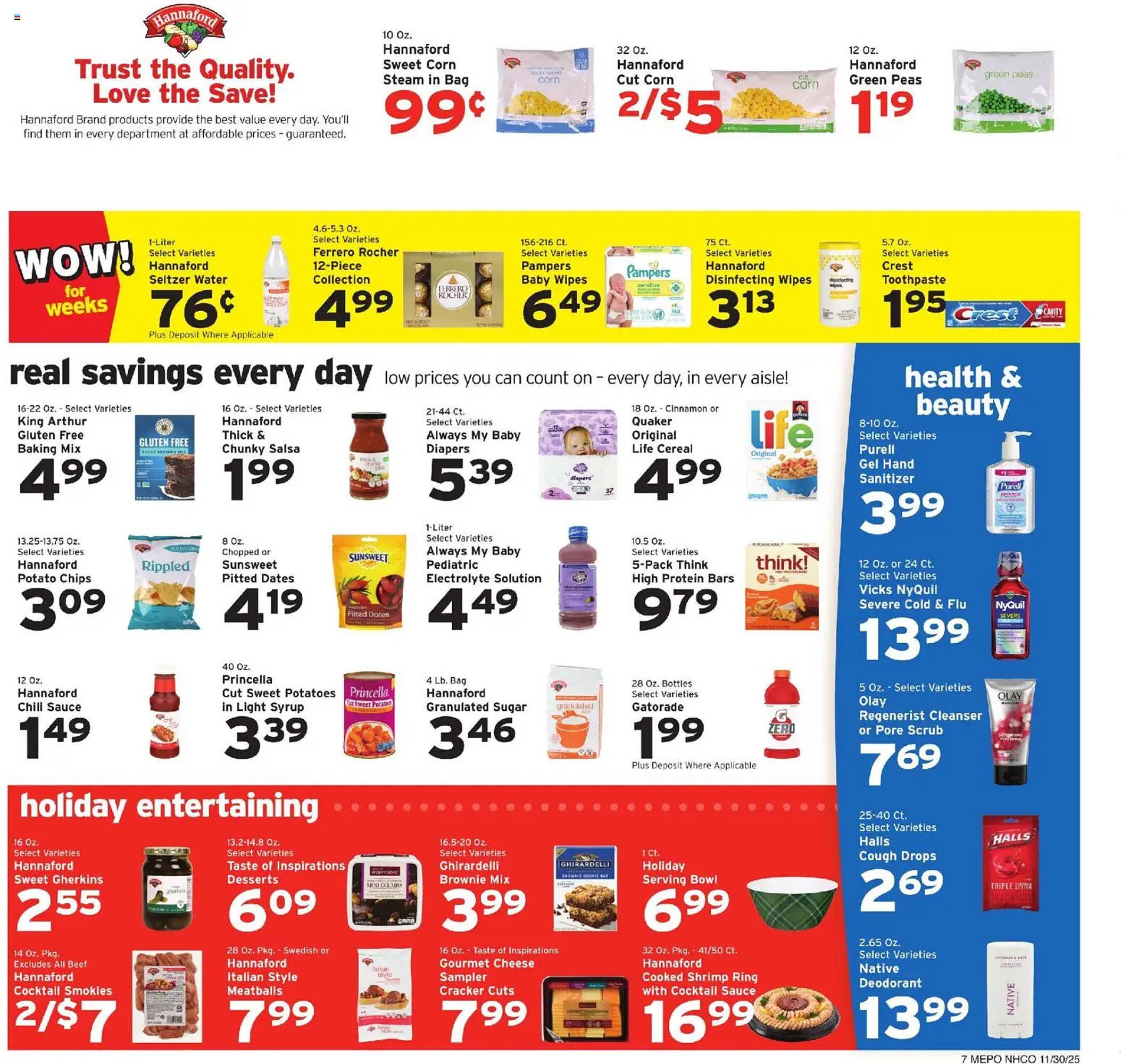 Hannaford flyer