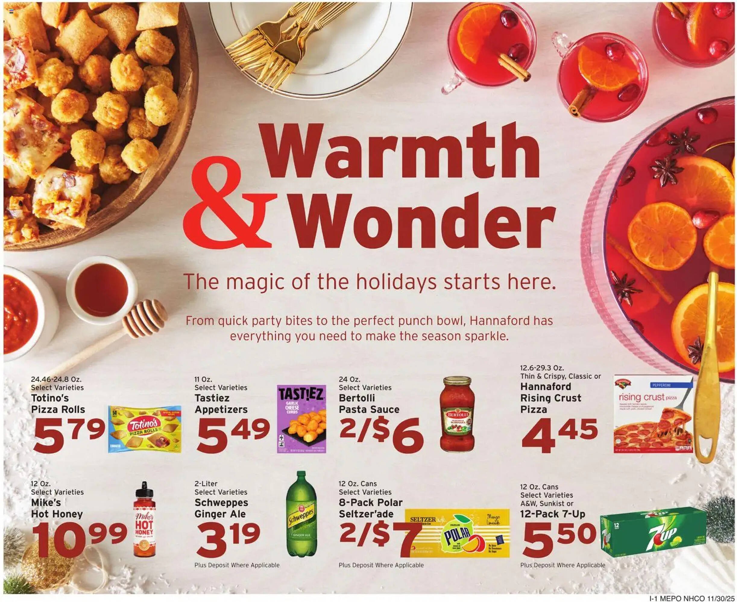 Hannaford flyer