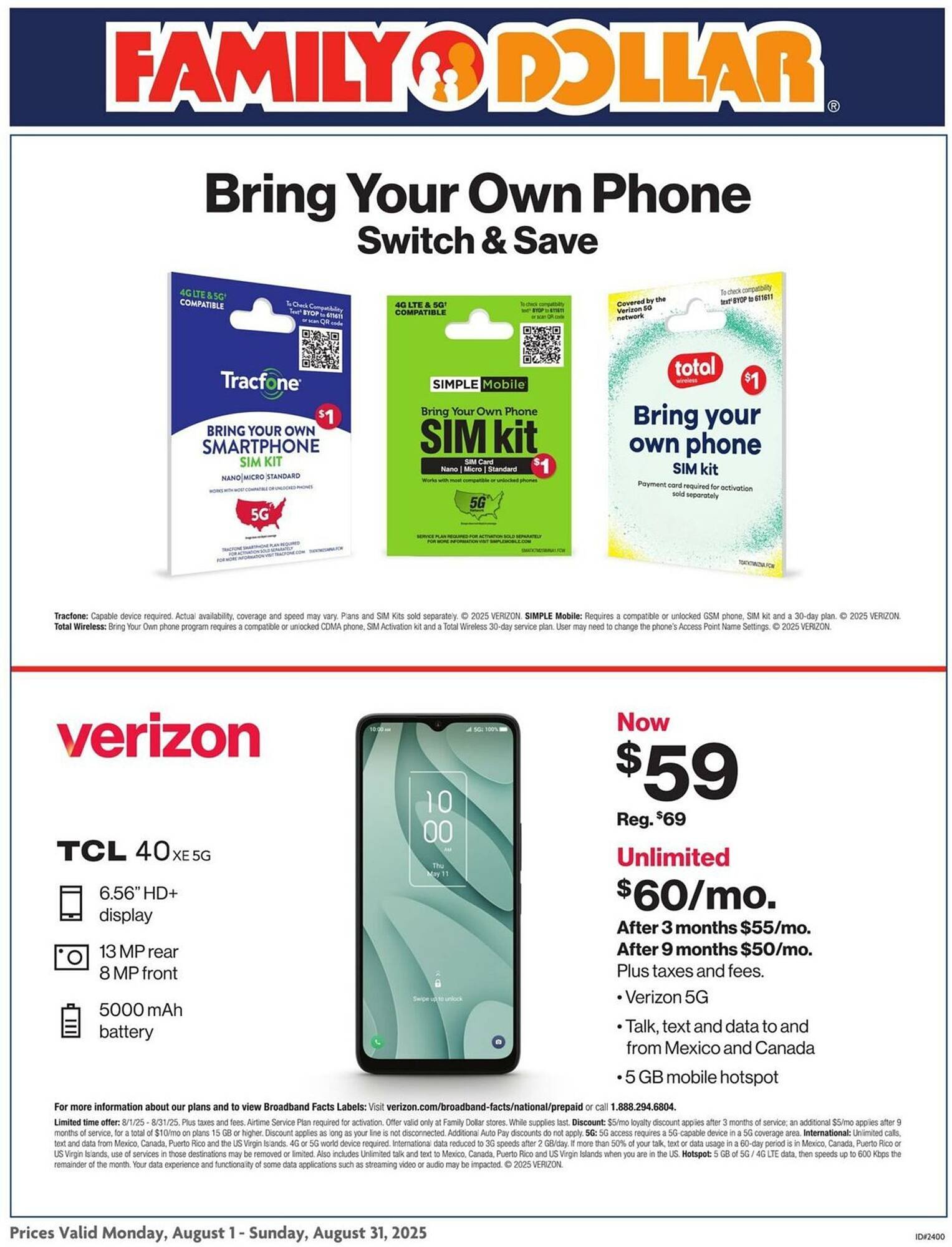 Family Dollar Weekly Ad (2025-08-01 - 2025-08-31) | 1