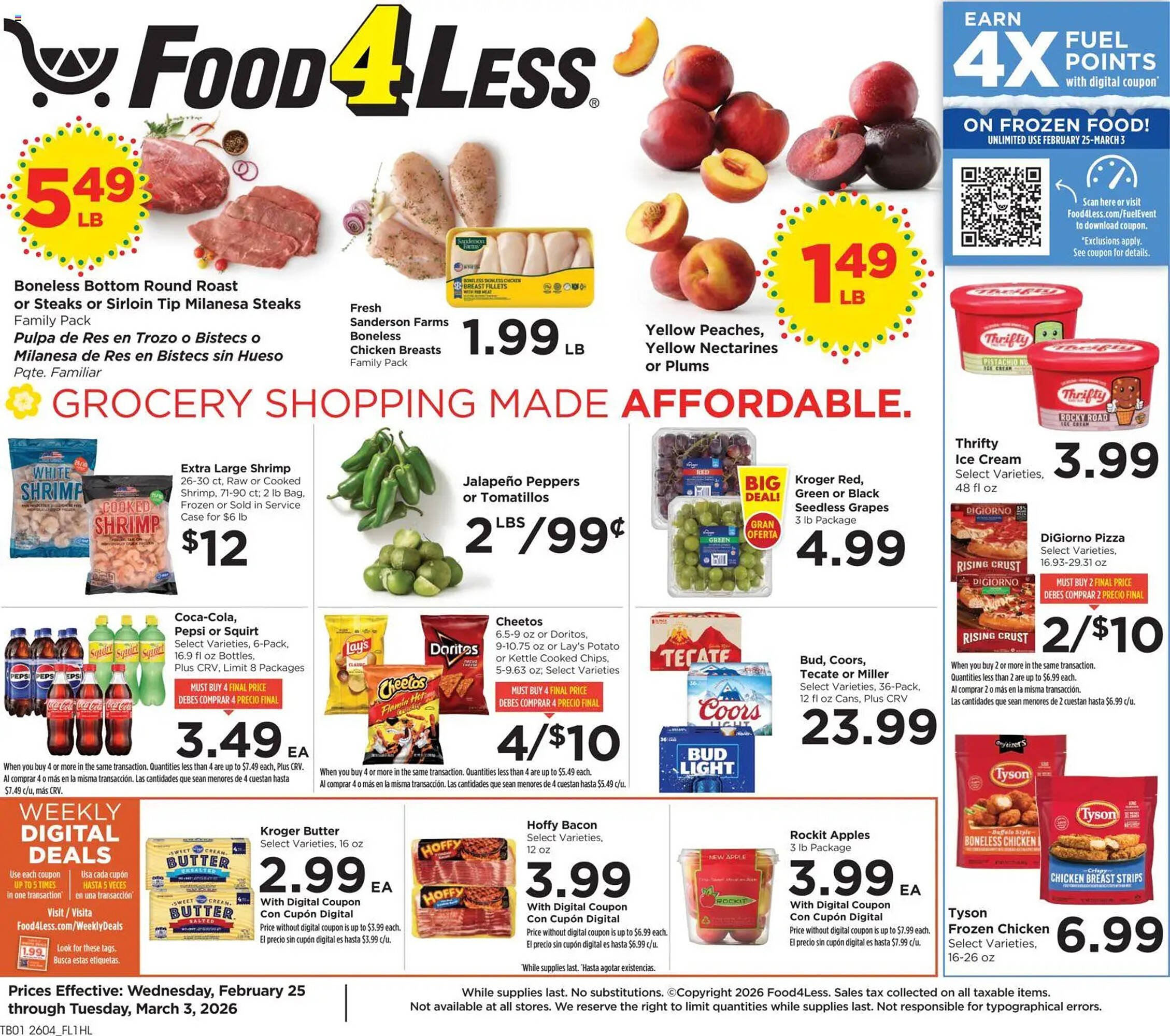 Food 4 Less weekly ad