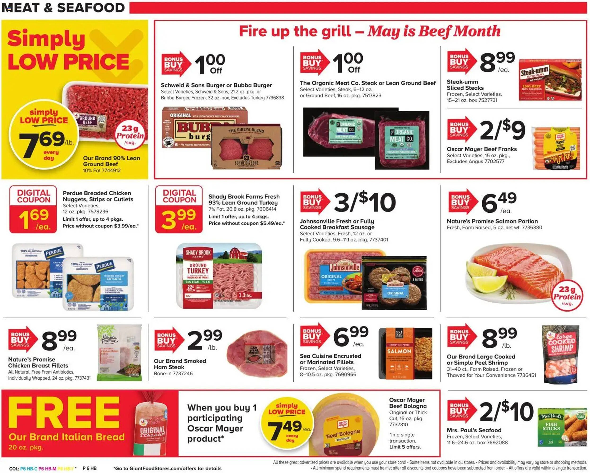 GIANT weekly ad