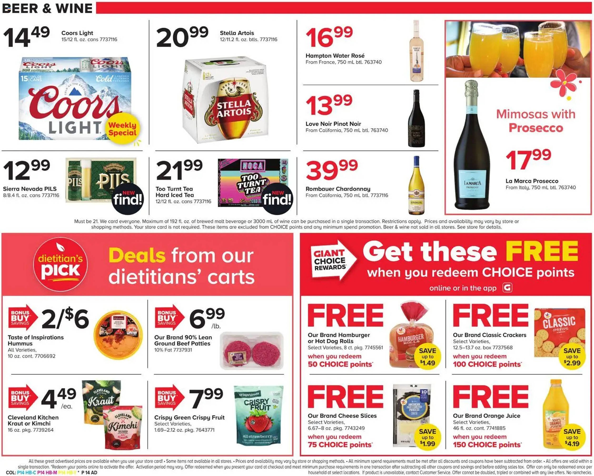 GIANT weekly ad