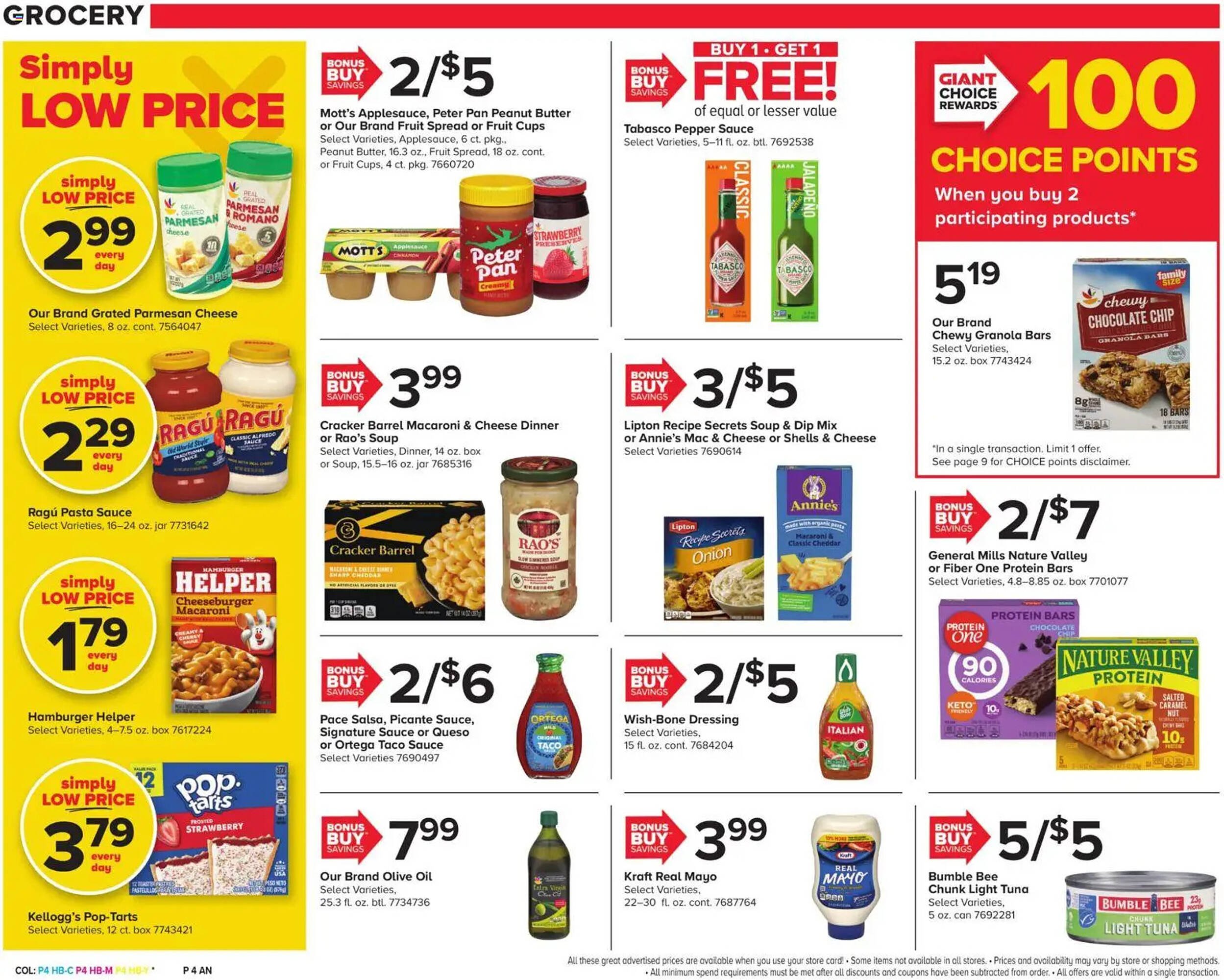 GIANT weekly ad