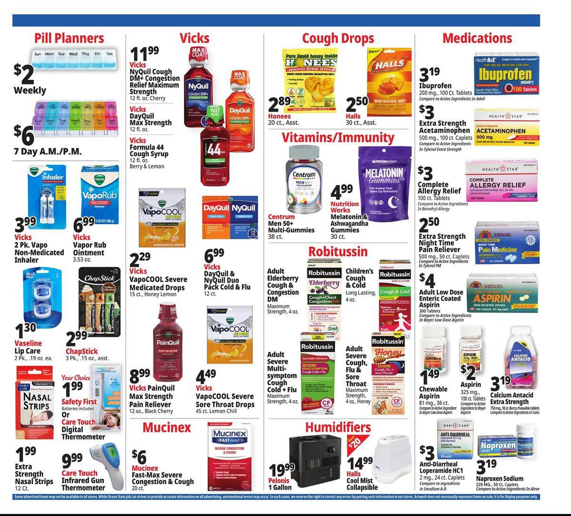 Ocean State Job Lot flyer