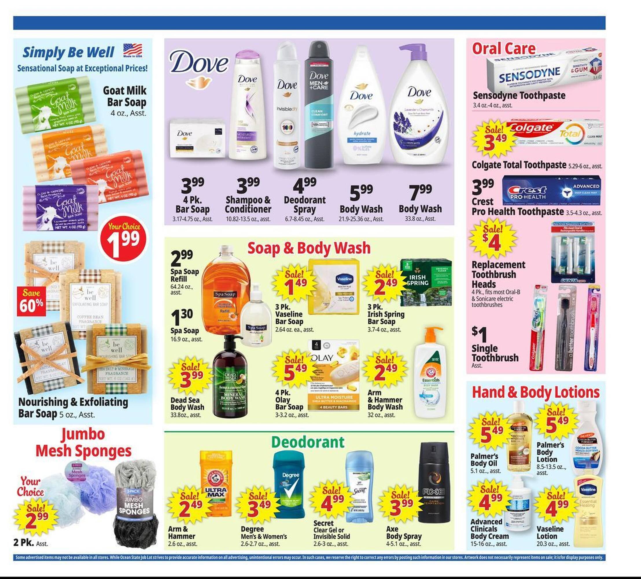 Ocean State Job Lot flyer