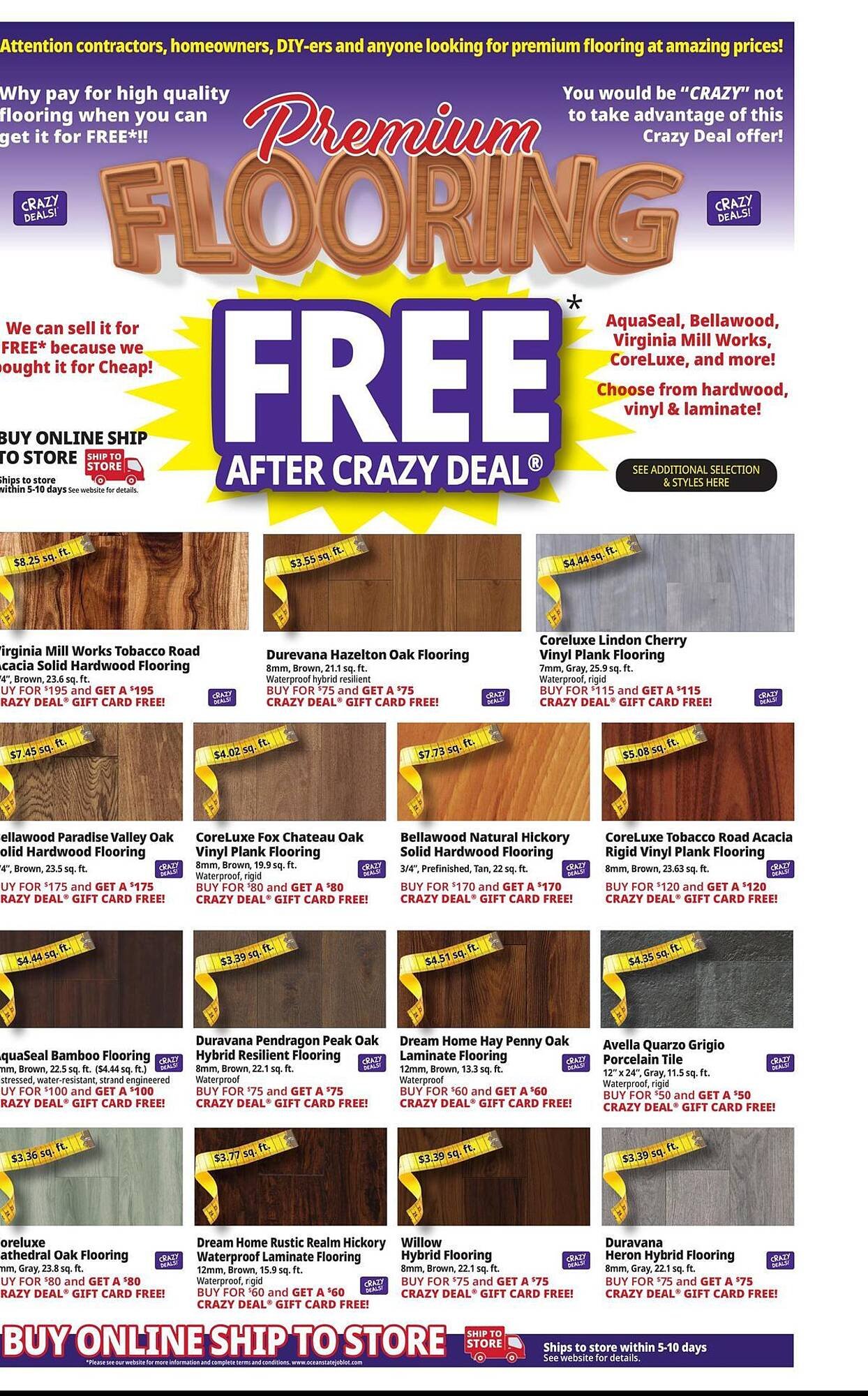 Ocean State Job Lot flyer