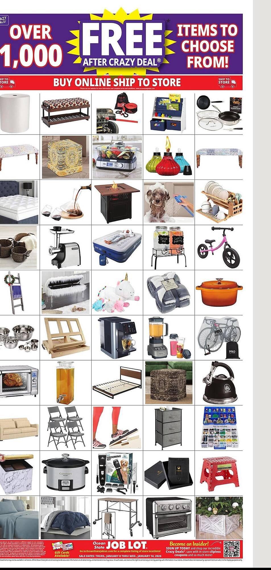 Ocean State Job Lot flyer