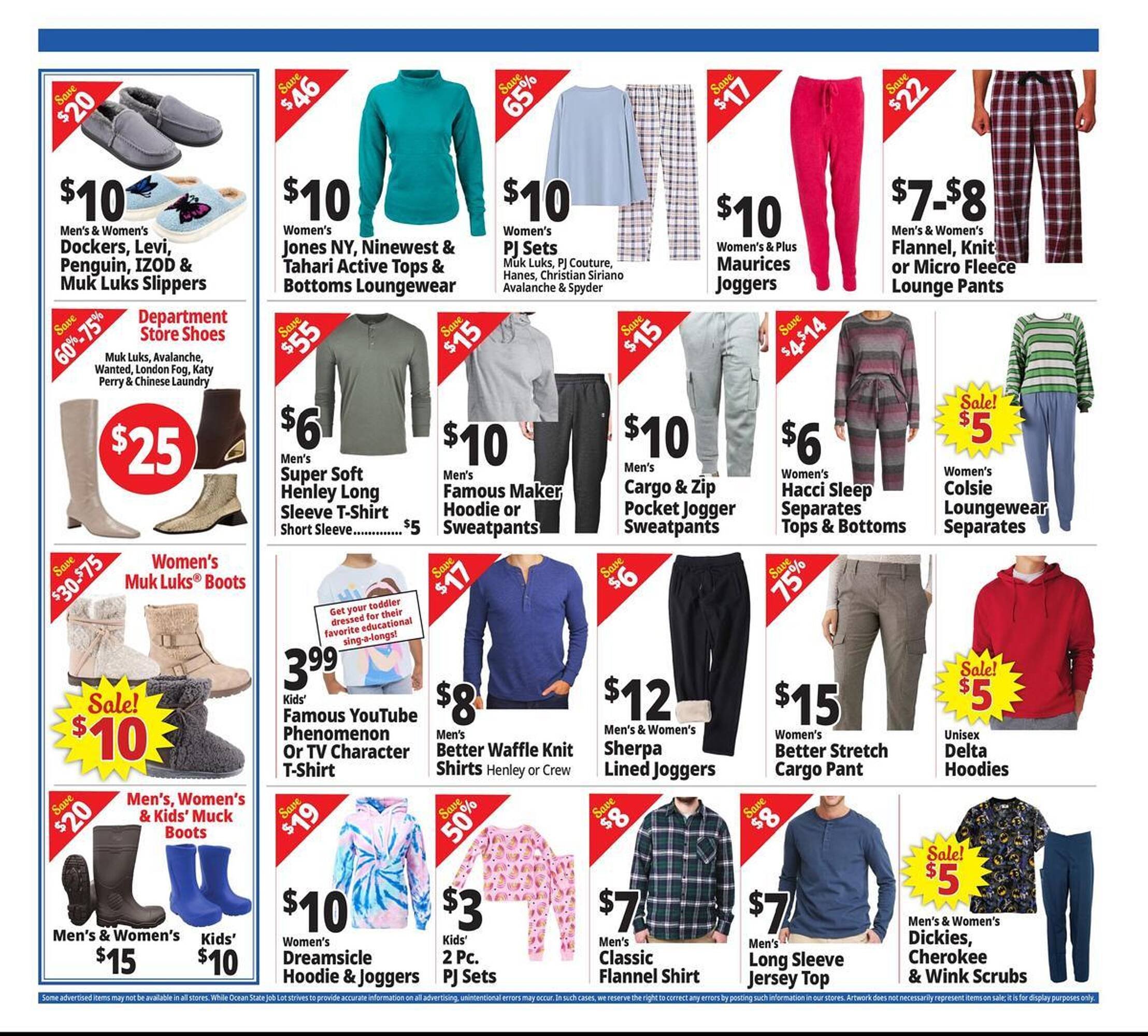 Ocean State Job Lot flyer