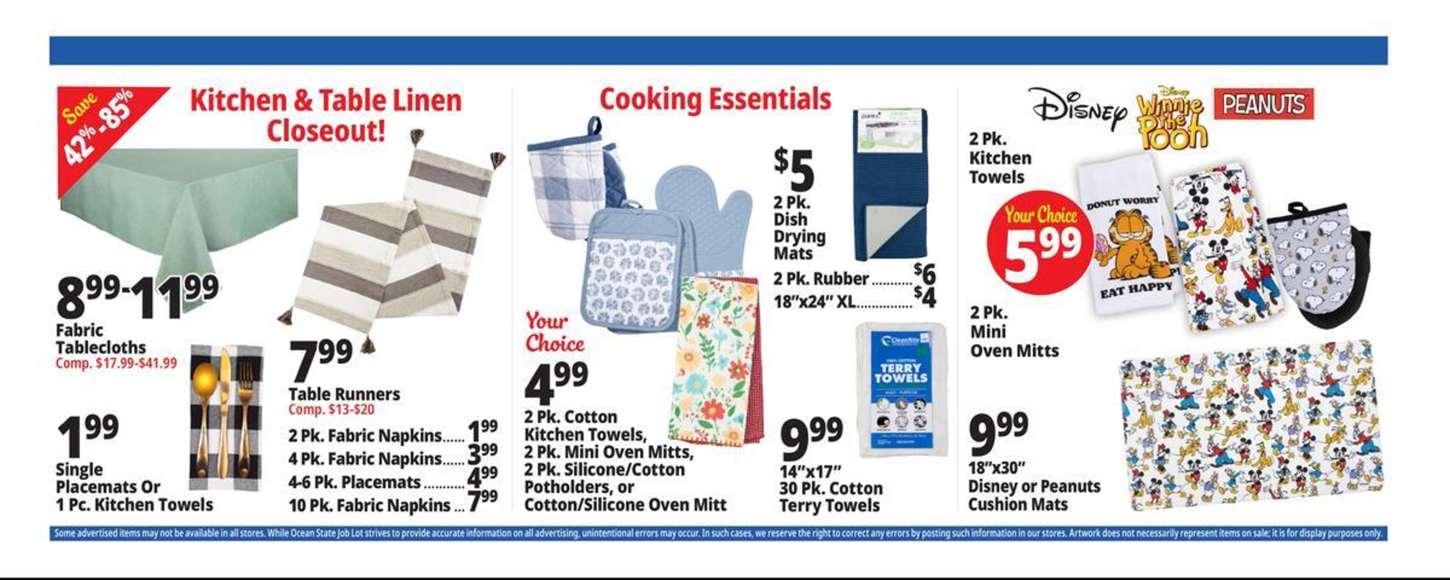 Ocean State Job Lot flyer