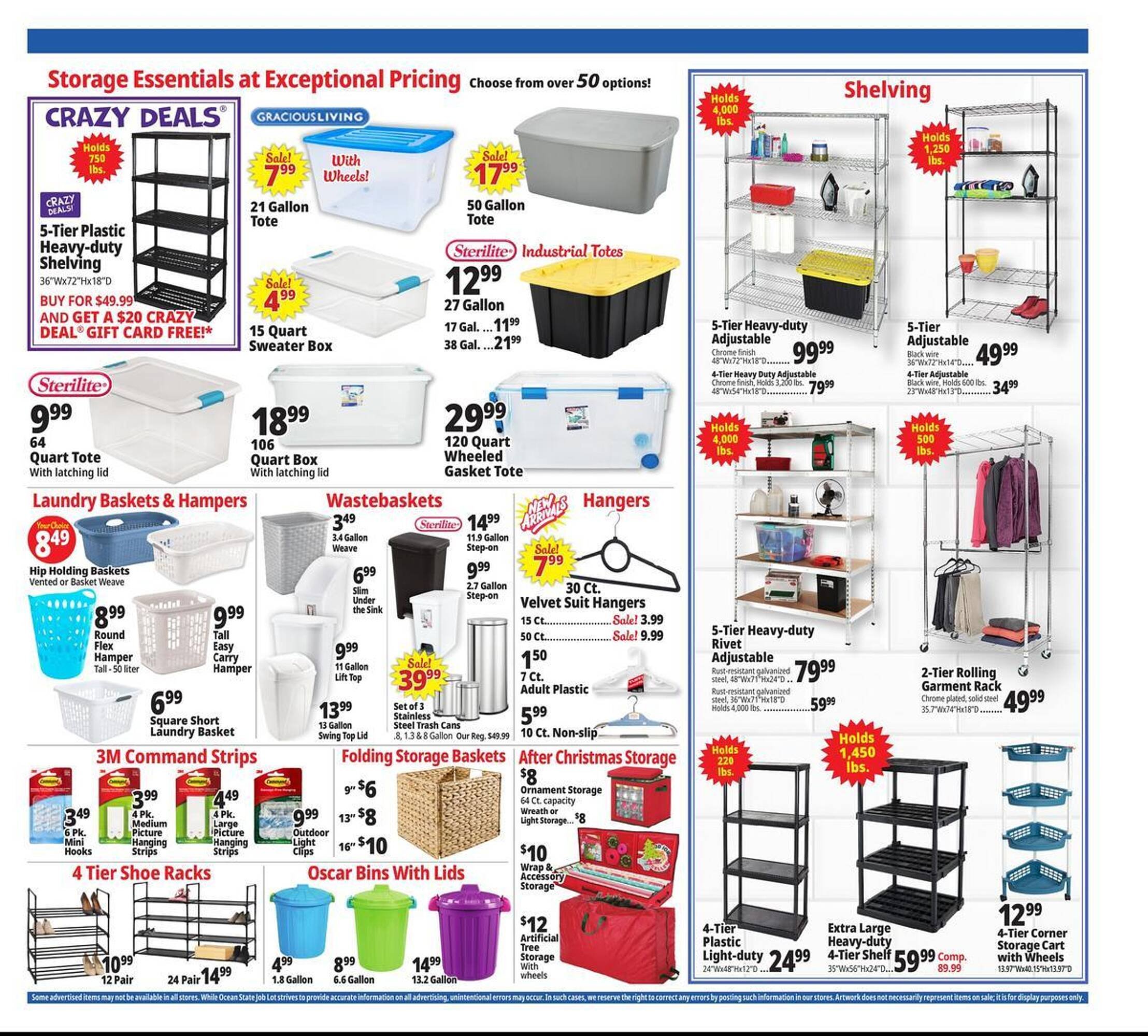 Ocean State Job Lot flyer