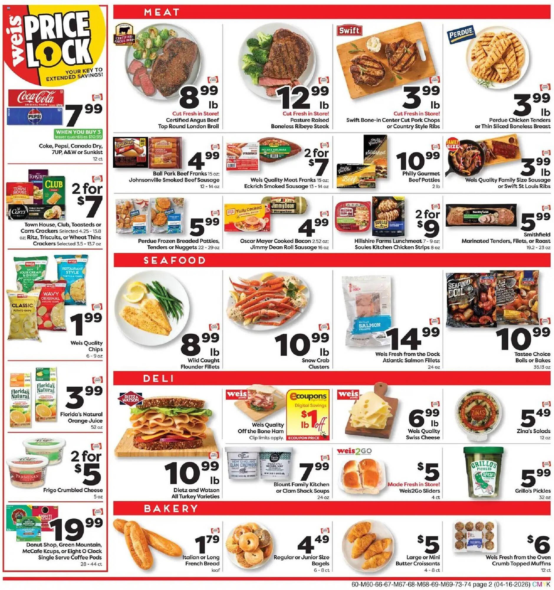 Weis Markets weekly ad