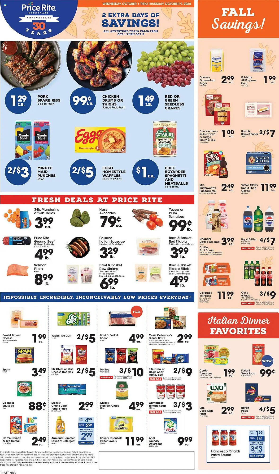 Price Rite circular (2025-10-01 - 2025-10-10) | 1