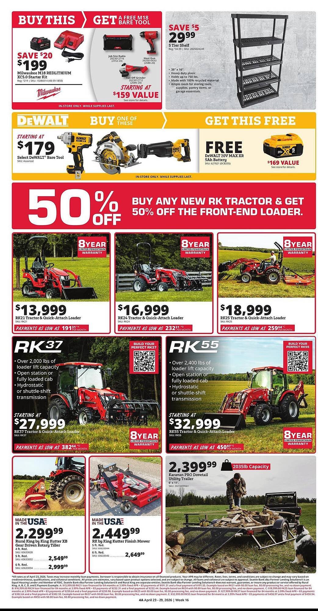 Rural King weekly ad