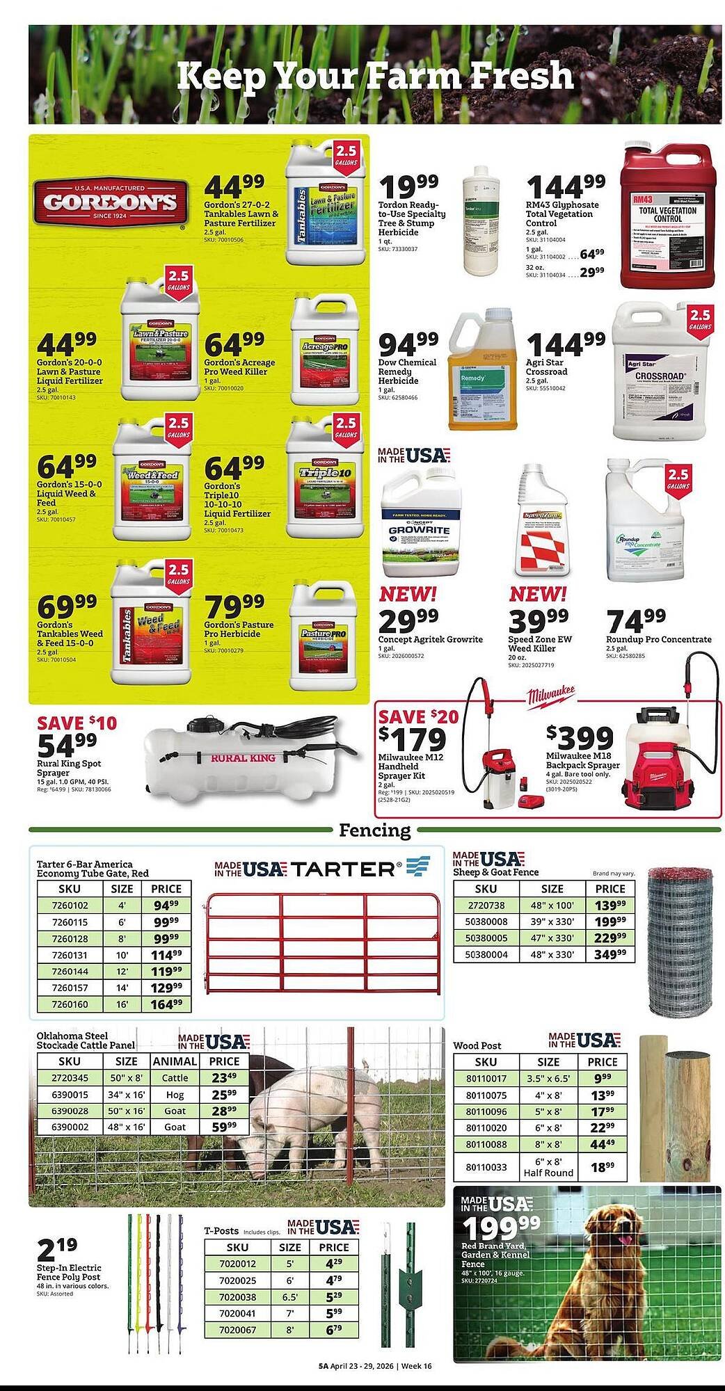 Rural King weekly ad