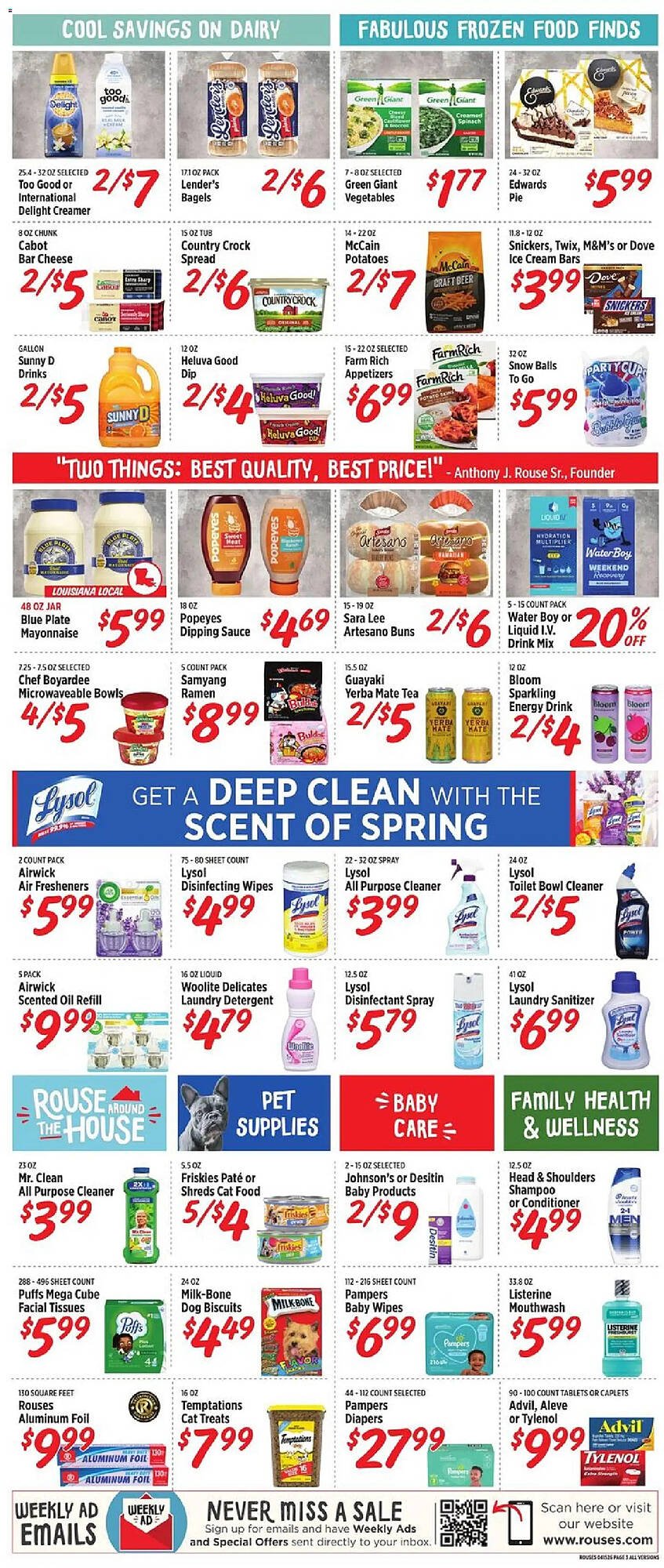 Rouses weekly ad