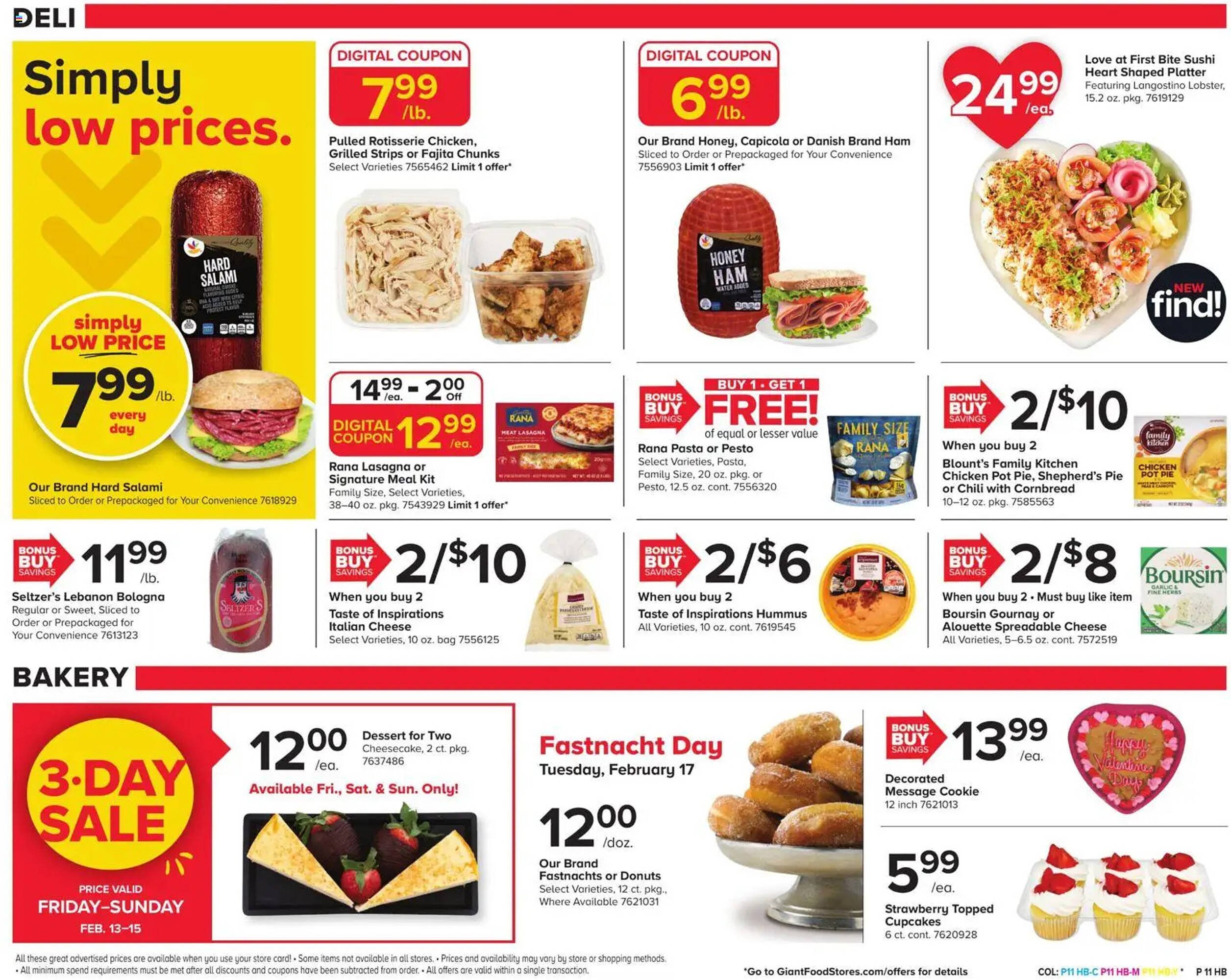 GIANT weekly ad