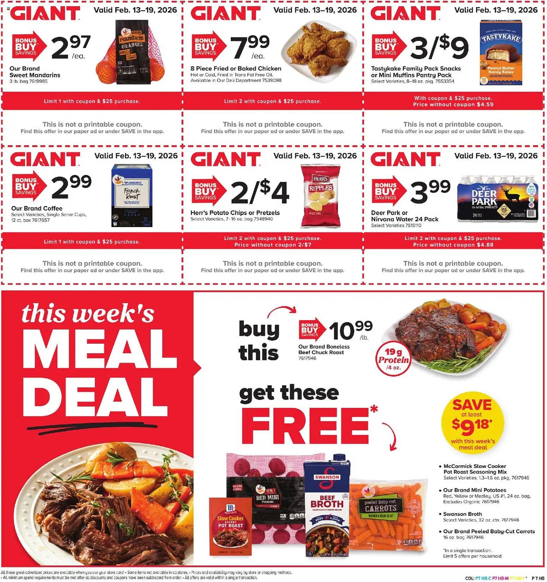 GIANT weekly ad