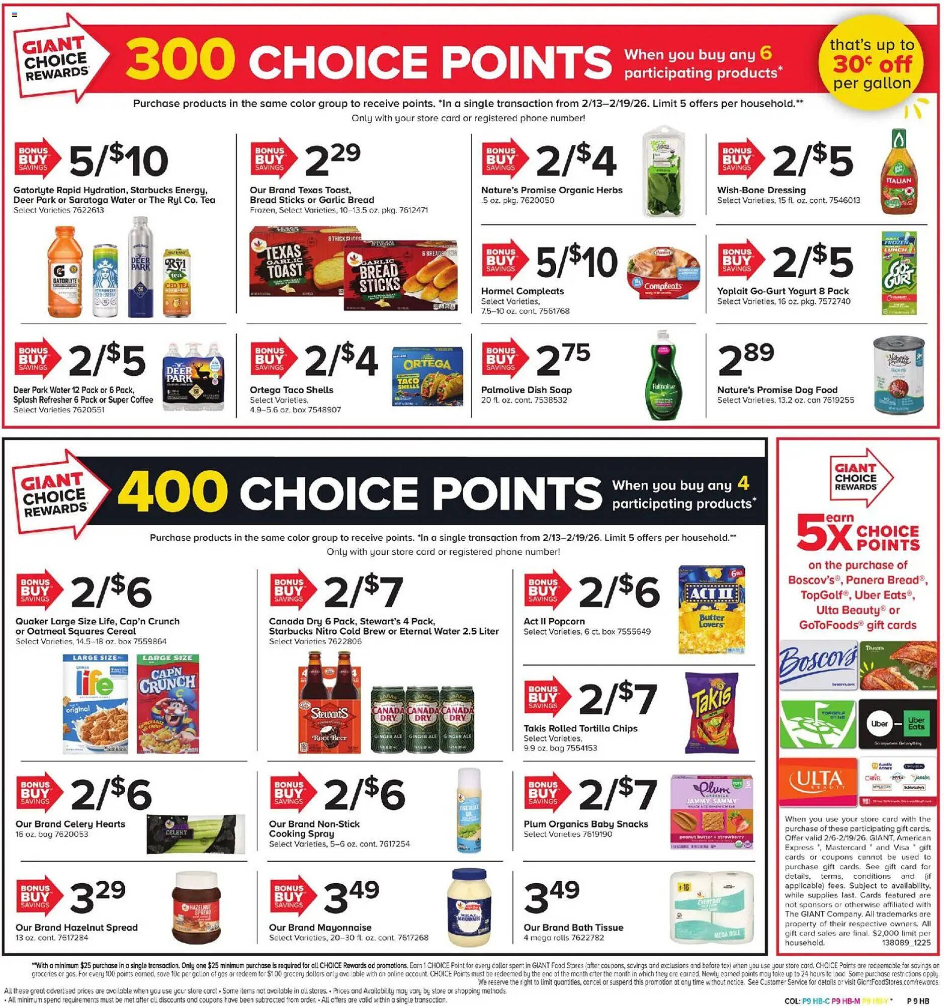 GIANT weekly ad