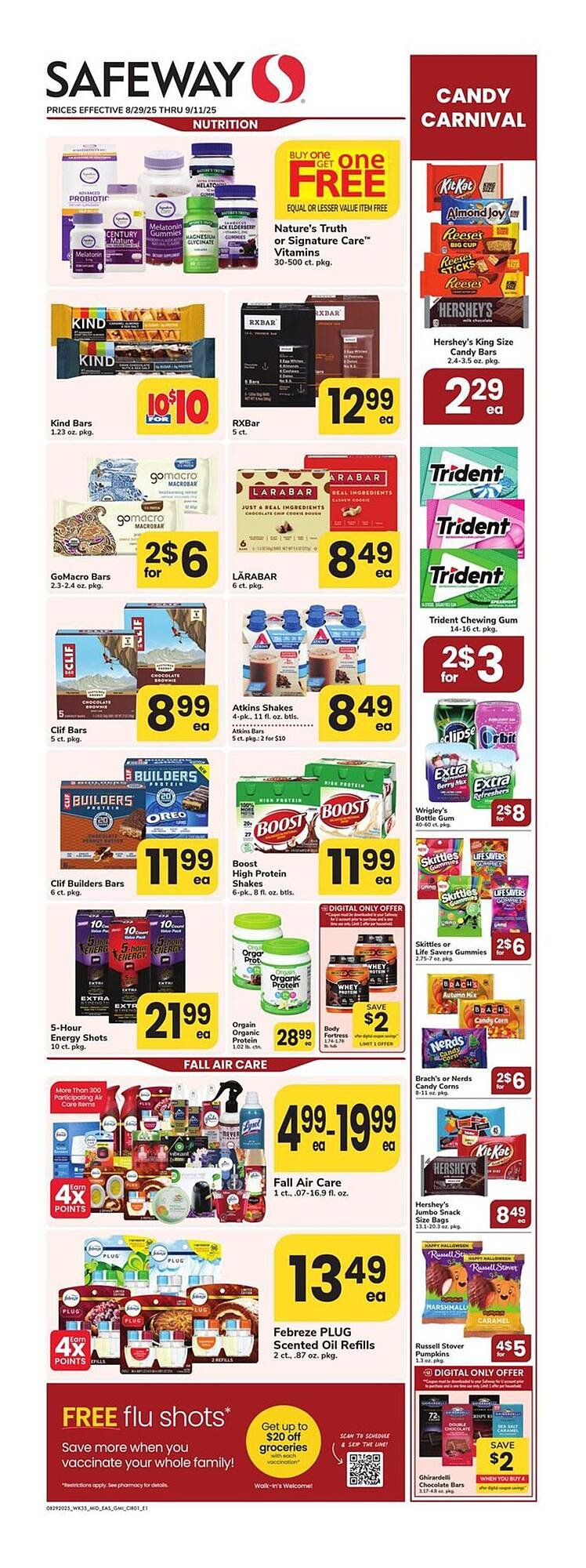 Safeway Weekly Ad (2025-08-29 - 2025-09-11) | 1