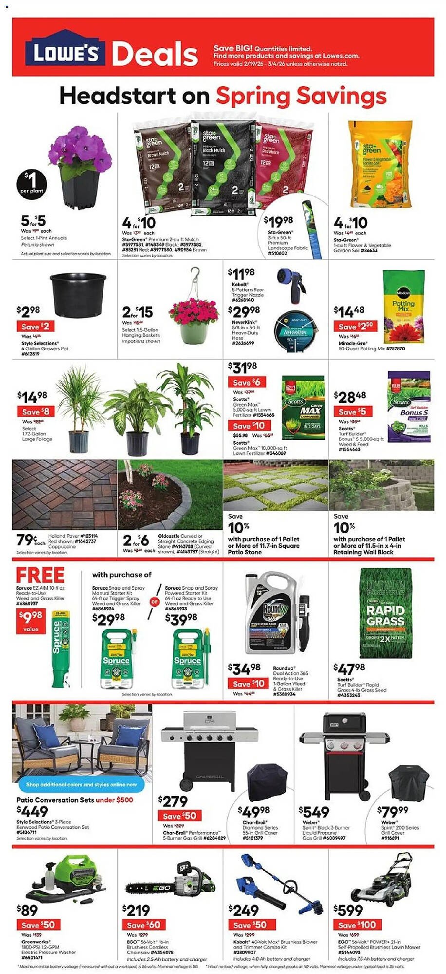 Lowe's weekly ad