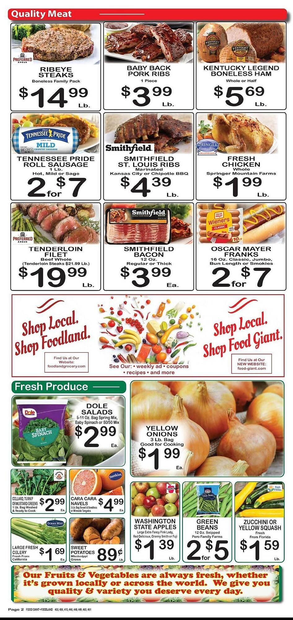Foodland weekly ad