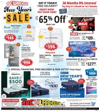 ABC Warehouse weekly ad