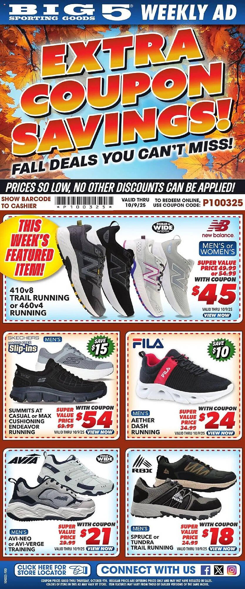 Big 5 weekly ad (2025-10-03 - 2025-10-10) | 1